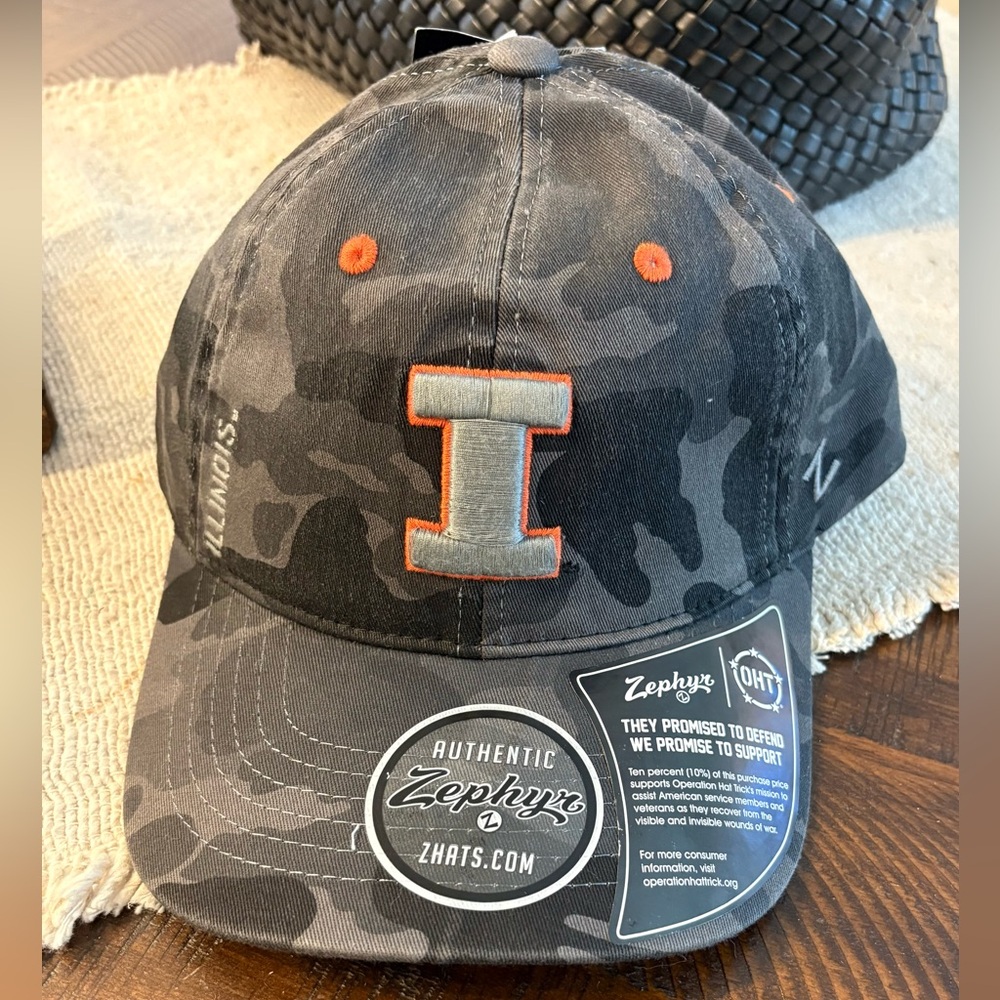 Zephyr Maverick University of Illinois Adjustable Hat